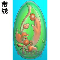 悟道佛像精雕图（DXF-206)