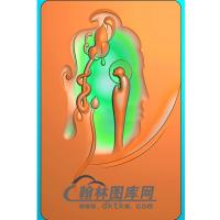 悟道佛像精雕图（DXF-207)