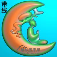 悟道佛像精雕图（DXF-217)