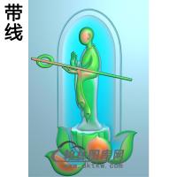 悟道佛像精雕图（DXF-218)
