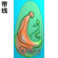悟道佛像精雕图（DXF-234)