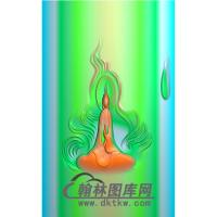 悟道佛像精雕图（DXF-238)