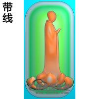 悟道佛像精雕图（DXF-242)