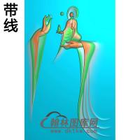 悟道佛像精雕图（DXF-259)