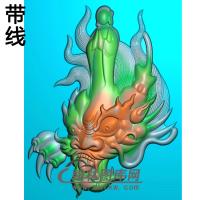 悟道佛像精雕图（DXF-260)