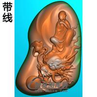 悟道佛像精雕图（DXF-273)