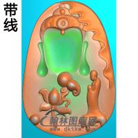悟道佛像精雕图（DXF-283)