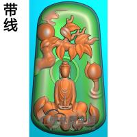 悟道佛像精雕图（DXF-302)