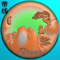 悟道佛像精雕图（DXF-324)