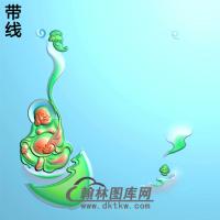 弥勒佛精雕图（MLF-197)