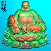 弥勒佛精雕图（MLF-261)