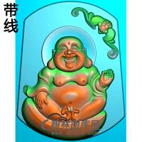 弥勒佛精雕图（MLF-372)