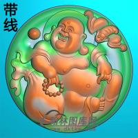 弥勒佛精雕图（MLF-421)