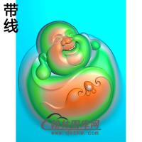 弥勒佛精雕图（MLF-435)