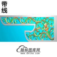 洋花耳朵精雕图（MBED-0727）