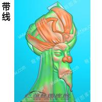 人物专区 西方人物阿拉伯人带线精雕图(ZSJD-0521)
