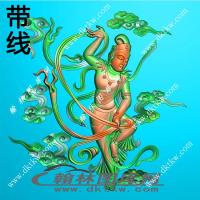 人物专区 观音佛 佛像彩带祥云(ZSJD-0512)