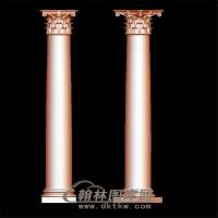 罗马柱立体圆雕图(LMZ-009)