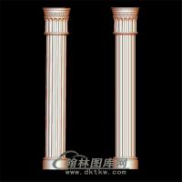 罗马柱立体圆雕图(LMZ-011)