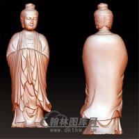 站立观音立体圆雕图(YGY-079)