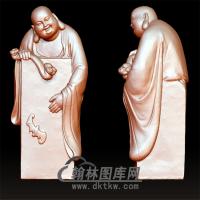 文章弥勒立体圆雕图(YML-032)