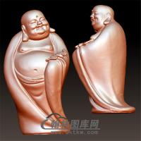 站弥勒立体圆雕图(YML-050)
