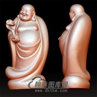 如意笑佛立体圆雕图(YML-073)