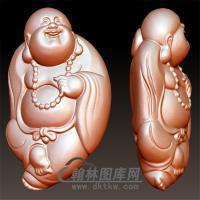 包衣佛立体圆雕图(YML-142)
