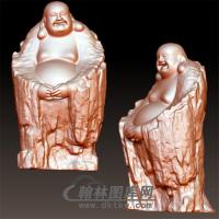 极品笑弥勒立体圆雕图(YML-157)