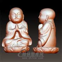 小和尚立体圆雕图(BBF-021)