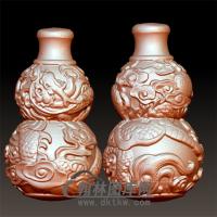 盘龙葫芦立体圆雕图(YHL-019)