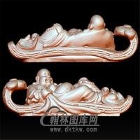 如意躺弥勒立体圆雕图(YRY-002)