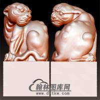 印章立体圆雕图(YYD-058)