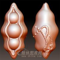 扁豆立体圆雕图(YZW-018)