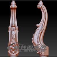 餐椅前脚立体圆雕图（OMG-498）