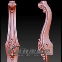 餐椅前脚立体圆雕图（OMG-532）