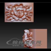 柜架角饰花立体圆雕图（OMG-654）
