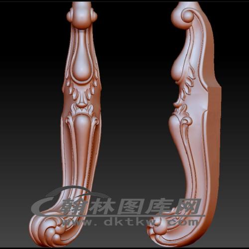 贵妃前脚立体圆雕图（OMG-447）