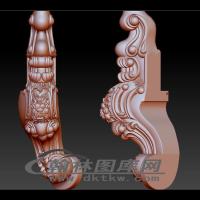 沙发脚立体圆雕图（OMG-499）