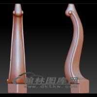 沙发脚立体圆雕图（OMG-864）