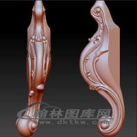 沙发前脚立体圆雕图（OMG-436）