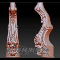 沙发前脚立体圆雕图（OMG-492）