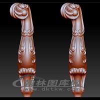 沙发三人脚立体圆雕图（OMG-719）
