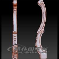 沙发桌后脚立体圆雕图（OMG-432）