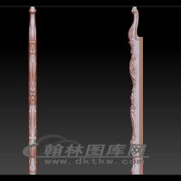 五门柜前脚立体圆雕图（OMG-831）