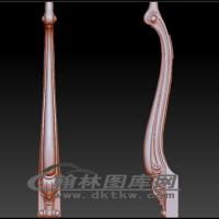 玄关脚立体圆雕图（OMG-473）
