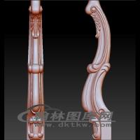 圆茶几脚立体圆雕图（OMG-437）