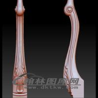 妆凳脚立体圆雕图（OMG-842）