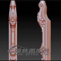 桌子腿立体圆雕图（OMG-383）