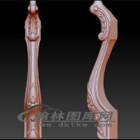 桌子腿立体圆雕图（OMG-385）
